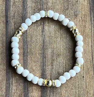 White Gilt Bracelet