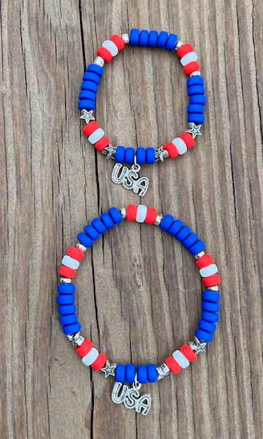 USA Charm Bracelet